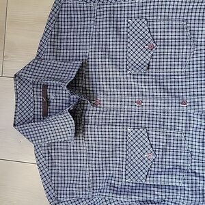 NWOT REISS CHECKED SHIRT SIZE M